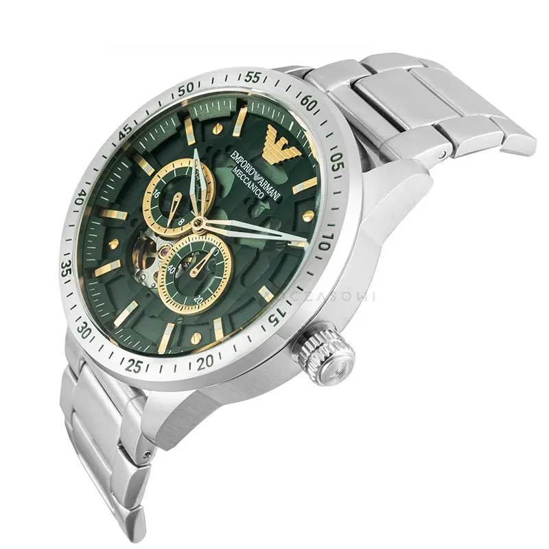 Emporio Armani Mario Automatic Green Dial Men's Watch | AR60053